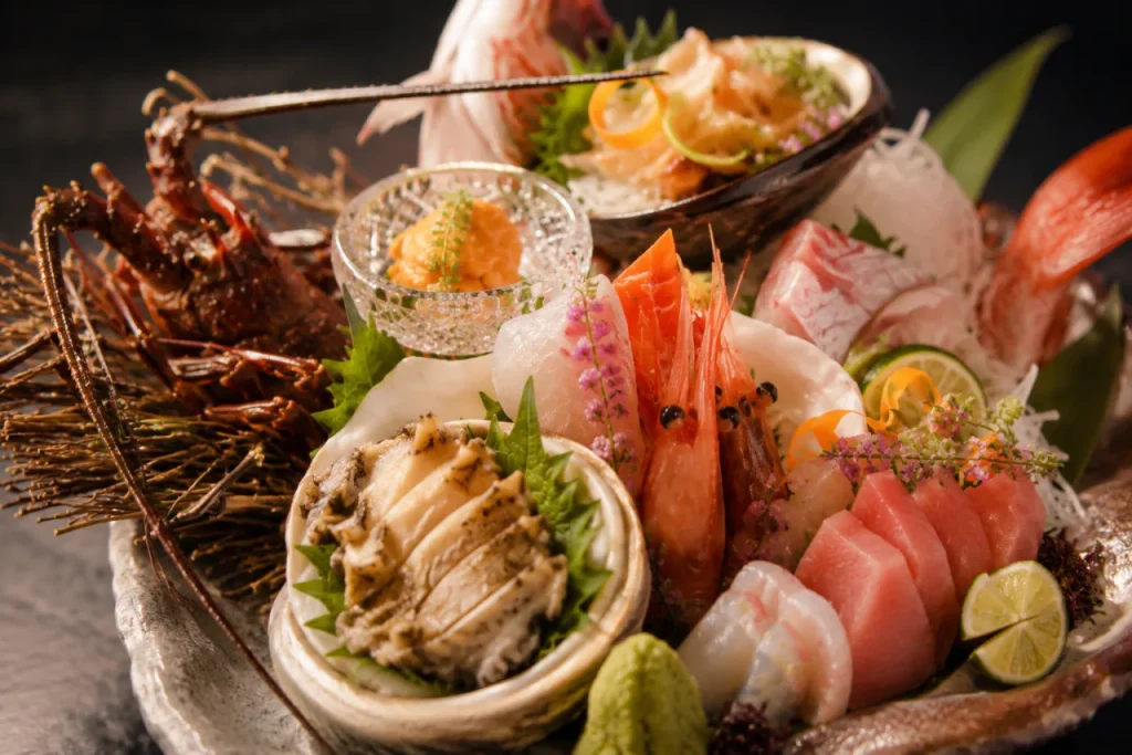AMANE RESORT GAHAMAで味わう新鮮な魚介料理をイメージした画像
