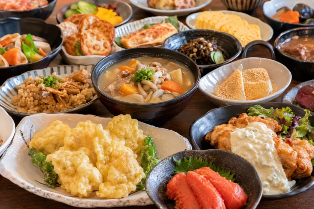 ホテルエリアワン大分の家庭的な朝食をイメージした画像