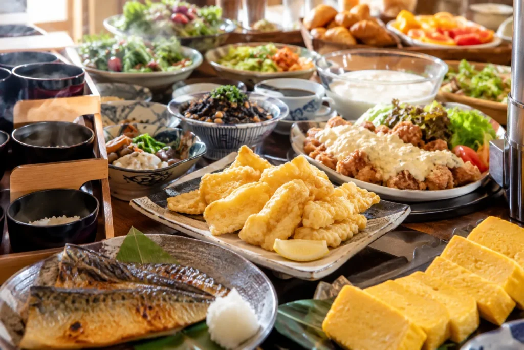 ホテル法華クラブ大分の和洋朝食バイキングをイメージした画像