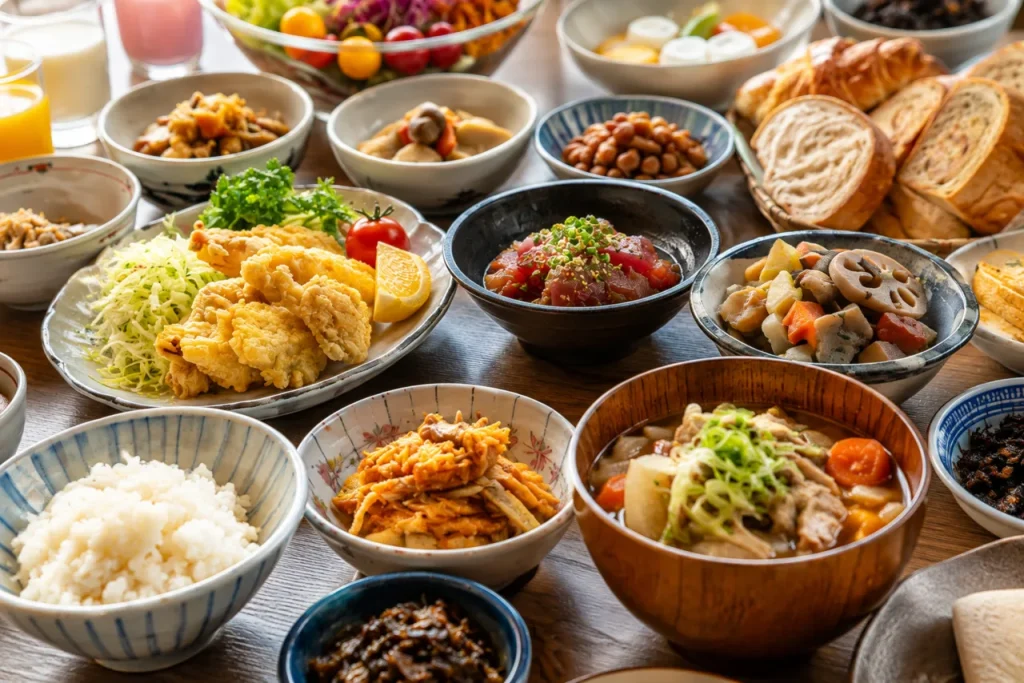 ホテル日航大分 オアシスタワーの和洋朝食をイメージした画像