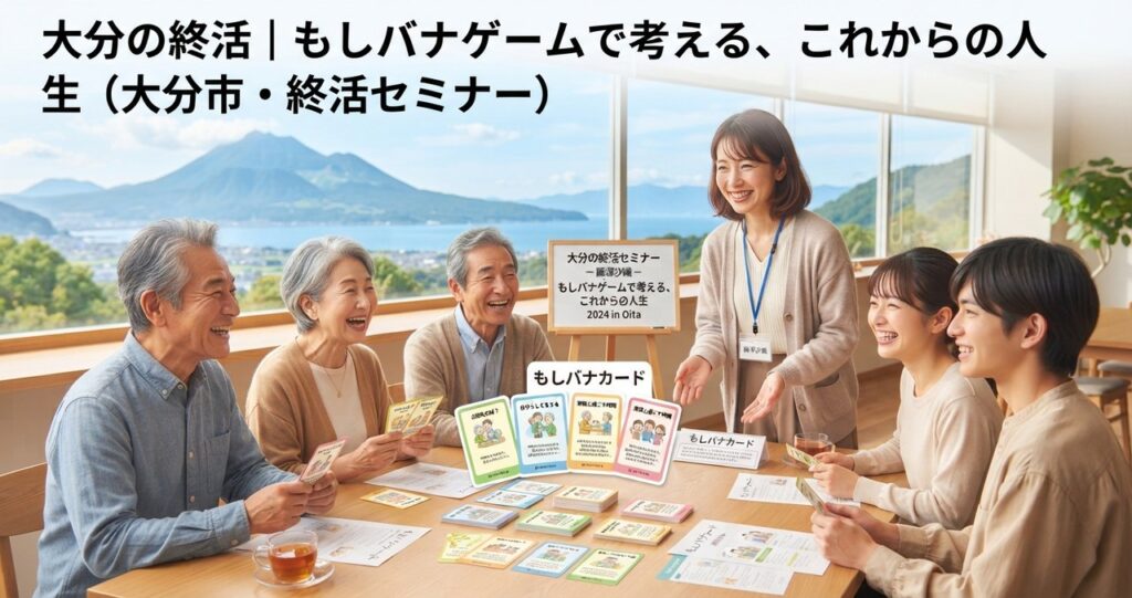 もしバナゲームを囲んで人生について話す人たち