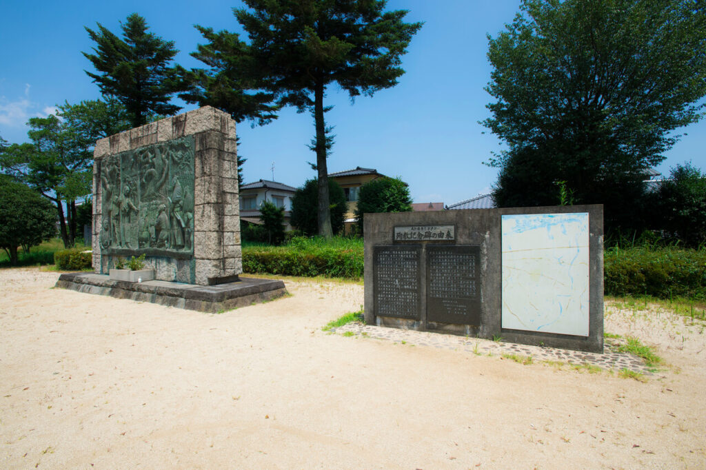 キリシタン墓地の入口（大分県）