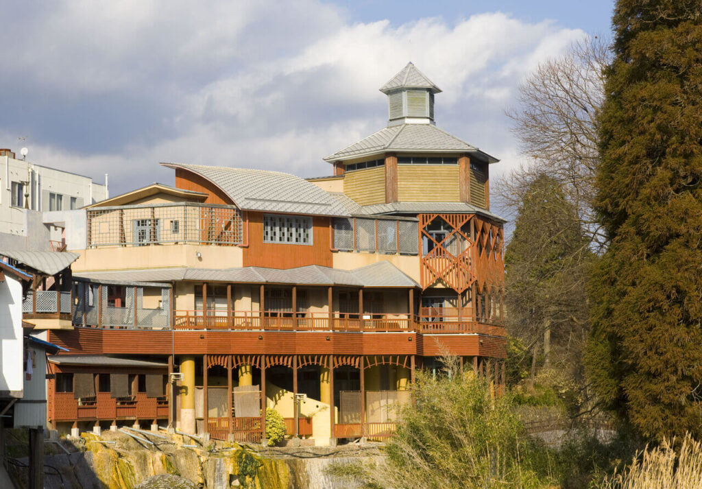 ドイツの温泉療養地と姉妹都市
長湯温泉療養文化館の景観