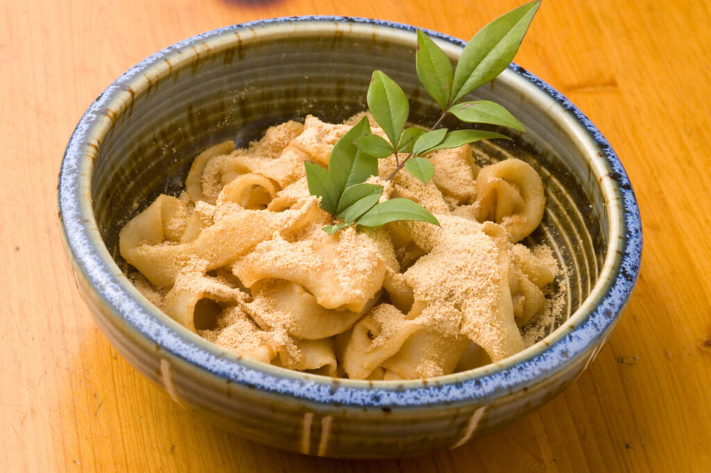 大分県名産やせうまのアップ