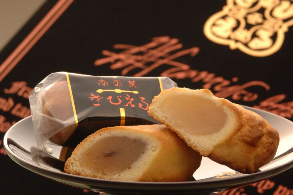 大分銘菓ざびえるのアップ