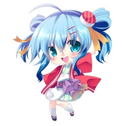 寿吹つかさのキャラクターイラスト。佐伯市にゆかりの萌えキャラクター