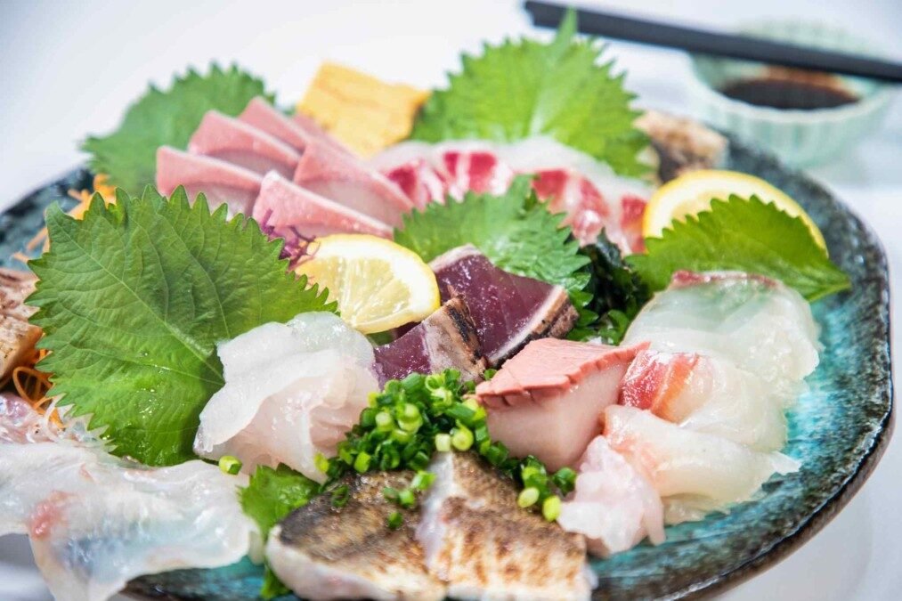 蒲江産の旬魚を使った刺し身盛り合わせ(イメージ)